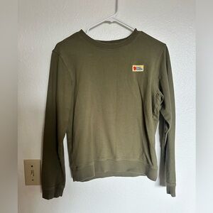 Fjallraven kanken sweatshirt. Army green. Small